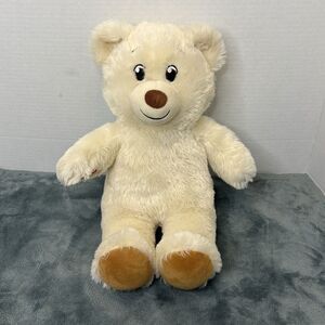 Build A Bear Workshop Lil' Pudding Cub Stuffed Plush 15" BABW Classic Light Tan